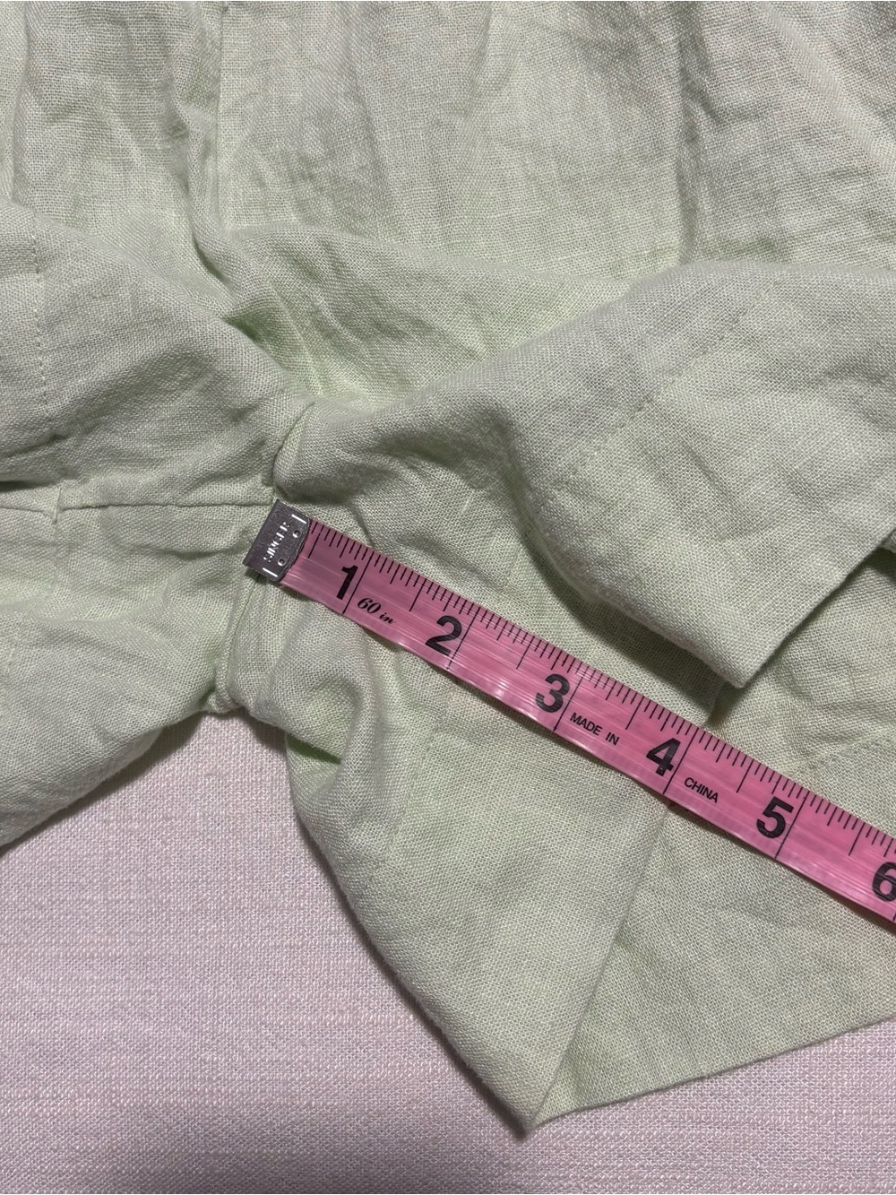 Abercrombie & Fitch High Rise Linen Shorts | Size XS - Picture 7 of 7